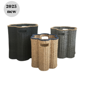 Paper Rope Laundry Storage Baskets