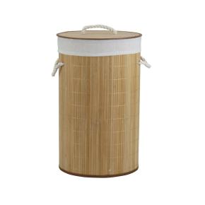 Bamboo Laundry Storage Baskets - Natural