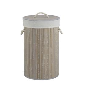 Bamboo Laundry Storage Baskets - Grey