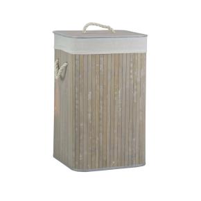 Bamboo Laundry Storage Baskets - Cube