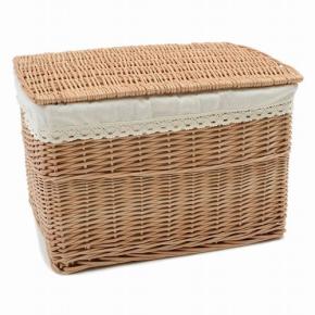 Wicker Storage Baskets with Lids